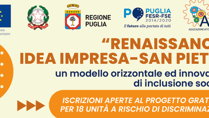 Notizia Studio Amica - Avviso Renaissance, percorso gratuito per persone a rischio di emarginazione sociale